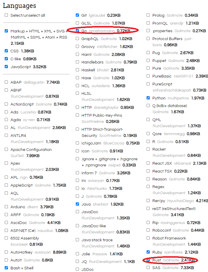 Wordpressでrustやgoのシンタックスハイライトを表示する Frees